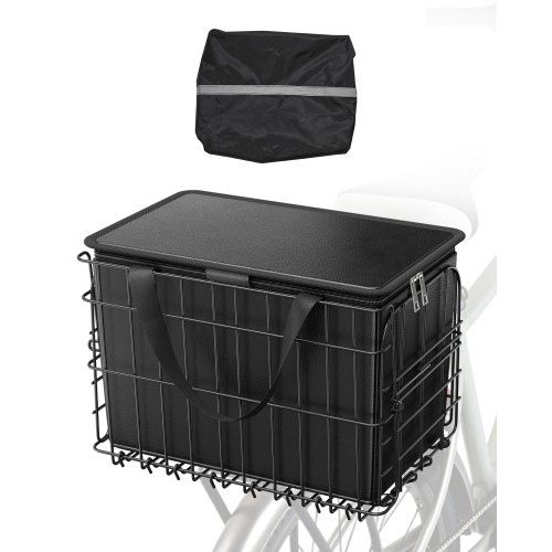 Opvouwbare Achterfietsmand 340×210×225 mm – Compacte en Stevige Opbergoplossing voor Fiets en Scoot