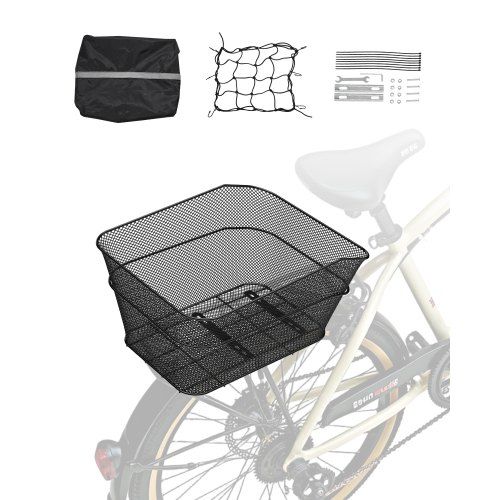 Optimale Achterfietsmand van 39×31×21 cm: Veelzijdig, Sterk en Eenvoudig te Monteren