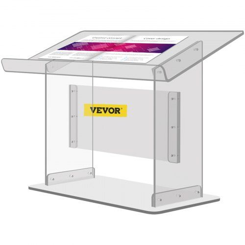 Modern Acryl Podium voor Tafel – 49,5 cm Hoog, Stevig en Makkelijk Te Monteren
