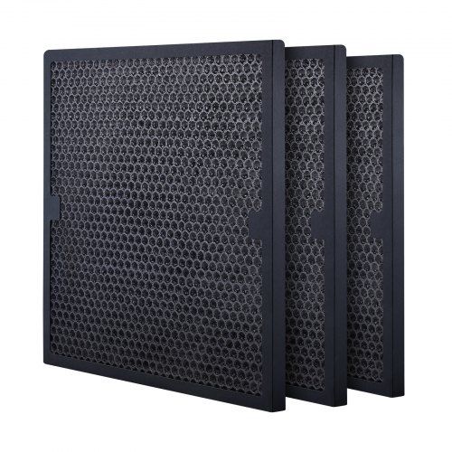 Actieve koolstoffilterset 3‑pack voor luchtwassers – efficiënte VOC‑verwijdering en frisse lucht