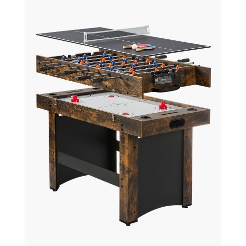 De ideale 3‑in‑1 airhockey‑ en tafelvoetbaltafel voor elke familiespelkamer
