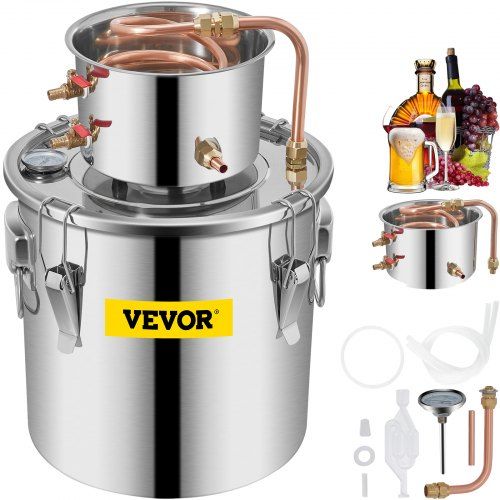 Alcohol Distiller 11,4 L – Complete set voor thuisdistillatie