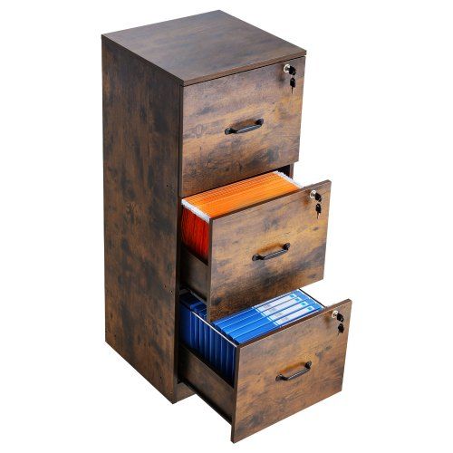 Verticale Archiefkast met 3 Laden – De Essentiële Opbergoplossing voor je Thuiskantoor
