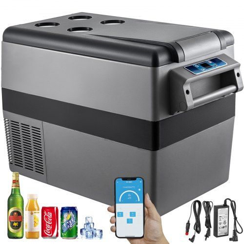 Draagbare 45 L compressorautokoelkast: de ideale koelpartner voor auto, boot en camper