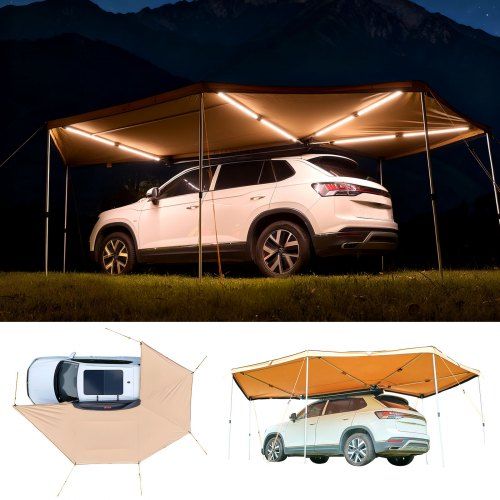 270° Autoluifel voor SUV, bestelwagen en camper – ruime bescherming voor elk avontuur