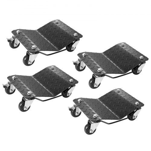 Optimale mobiel hulpmiddel voor bandenverplaatsing: 4‑delige wiel‑dolly set