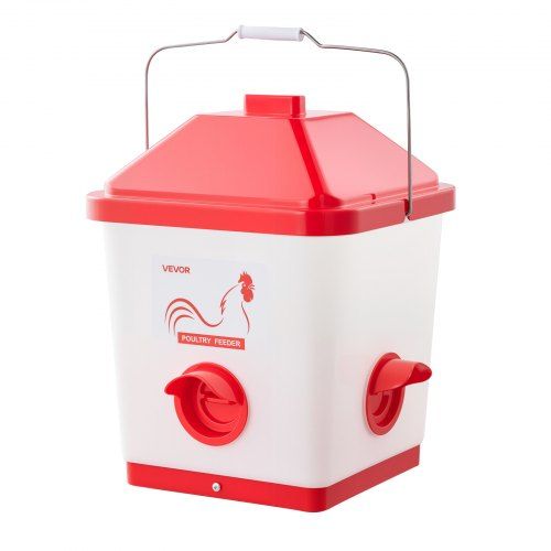 Automatische kippenvoerbak 18 kg – Praktisch, waterdicht en verspillingvrij
