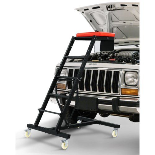 Topside Auto‑Creeper met Verstelbare Hoogte – Comfortabel en Veilig voor Motorruimten