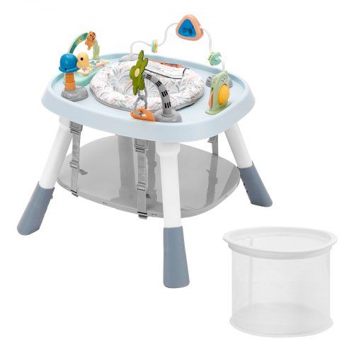Interactief Baby Activity Center met 360° Draaibare Zitting – Veilig Spelen & Groeien