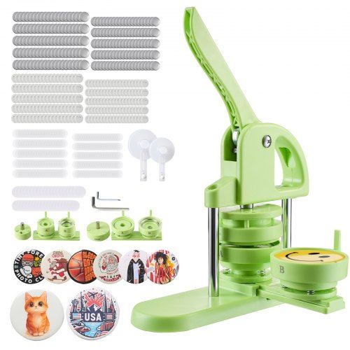 Badge Punch Press 32/58 mm – Flexibele knopenmaker voor creatieve DIY‑projecten