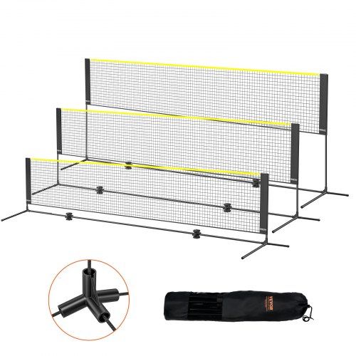 Draagbare multisport netset 4,2 m – ideaal voor tuin, strand en park