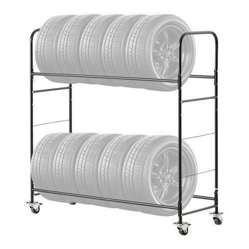 Stevig en flexibel: het ideale bandenrek met wielen voor jouw garage