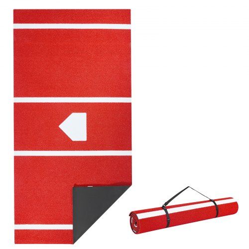 Realistische Baseball & Softbal Trainingsmat 366 × 183 cm – Draagbaar, Anti‑Slip en Veelzijdig