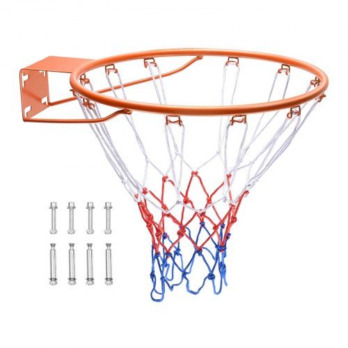 Universele 18‑inch basketbalring voor binnen en buiten – duurzaam en eenvoudig te monteren