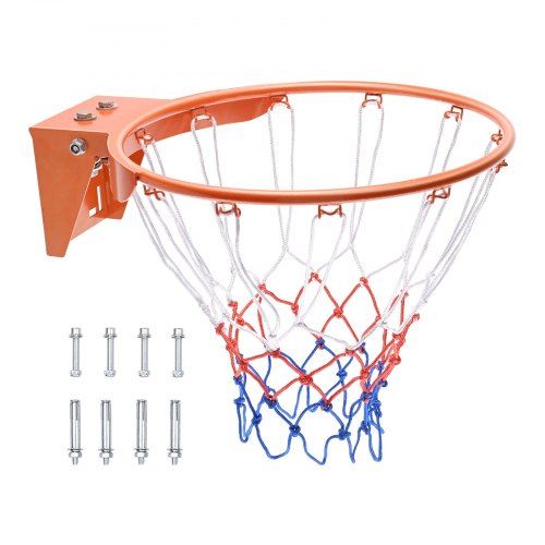 Stevige 18‑inch basketbalring voor muurmontage – ideaal voor binnen en buiten