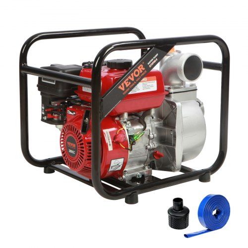 Krachtige draagbare benzinemotor waterpomp 7 pk – efficiënt voor irrigatie en drainage