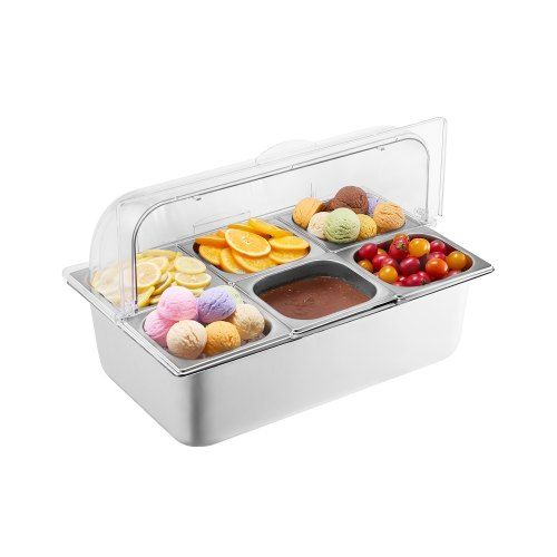 All-in-one Gastronorm bijgerechtcontainer met temperatuurregeling en accessoires
