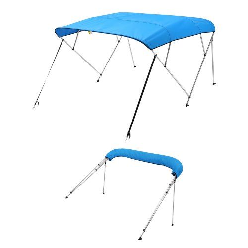Bimini Top Bootkap 600D Polyester – Lichtgrijs, Wind- en Waterbestendig
