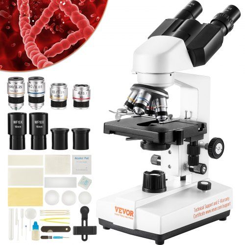 Binoculaire samengestelde microscoop 40‑2500× – Gedetailleerde blik op de microscopische wereld