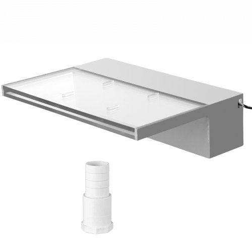 Blauw LED-watervalsysteem voor zwembad en tuin: rust, stijl en duurzaamheid