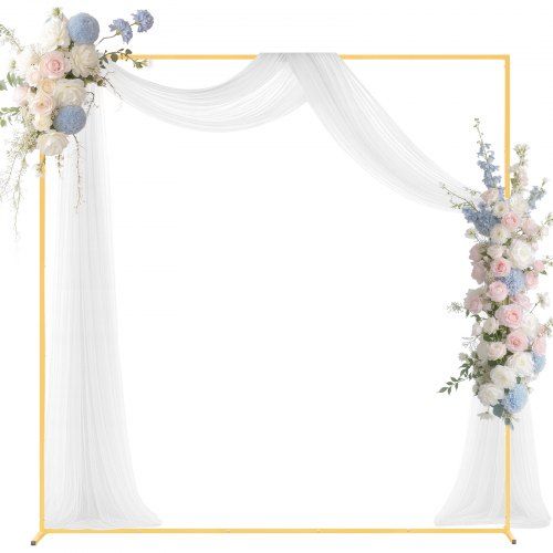 Gouden Boog Achtergrondstandaard 2 × 2 m – Romantische sfeer voor elk feest