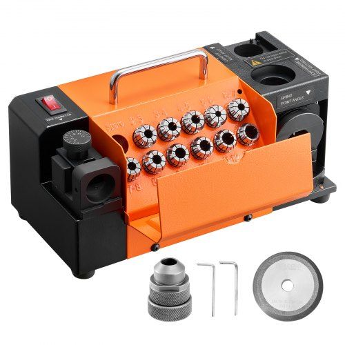 Boorslijpmachine 3‑13 mm met instelbare hoek – Snelle en precieze boorpuntvernieuwing