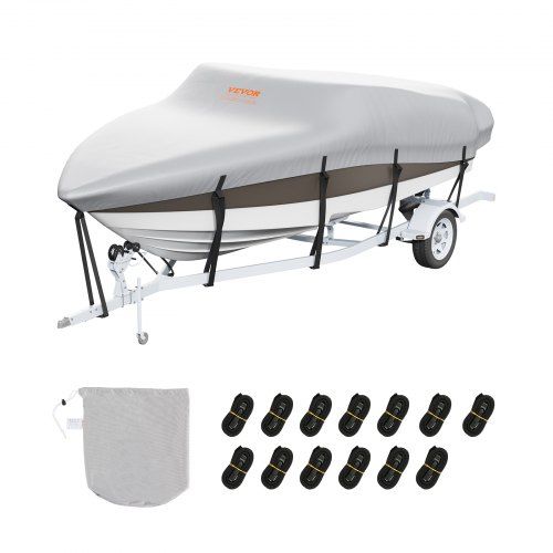 Duurzame 600D Oxford Boothoes voor V‑ en Tri‑rompen (17‑19 ft) – Bescherming tegen water, UV en storm