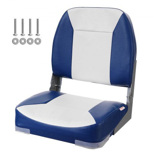 Comfortabele, opvouwbare bootstoel met lage rugleuning – ideaal voor vissers en recreanten