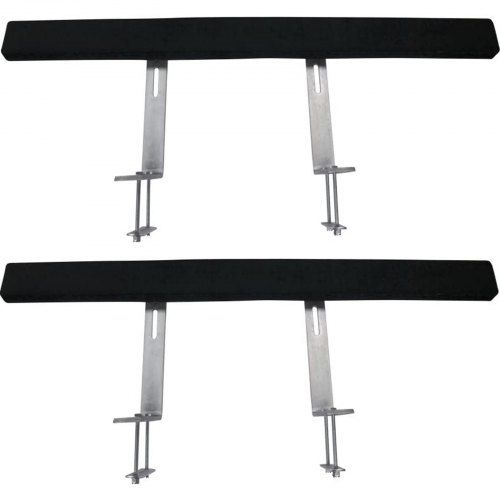 Stevige RVS boottrailergeleider met tapijtplanken – ideaal voor ski‑, vis‑ en zeilboottrailers