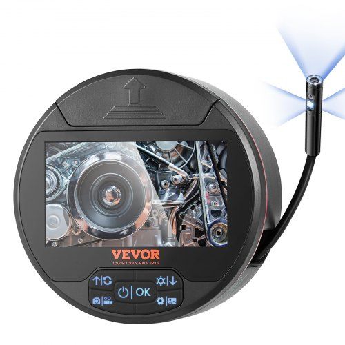 Driedubbele borescoopcamera met 4,3‑inch IPS‑scherm – ideaal voor auto‑ en leidinginspecties