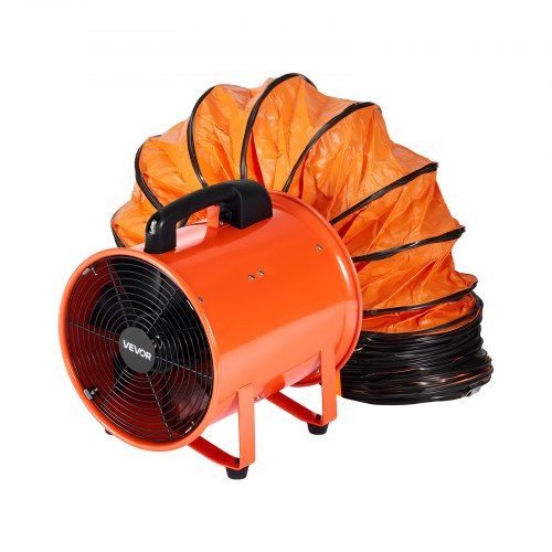 Krachtige bouwventilator met 300W AC-motor: efficiënt en draagbaar