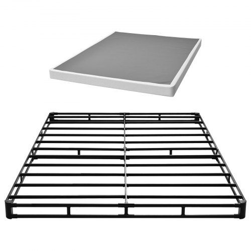 Boxspring bedframe Queen Size met wasbare stoffen hoes – robuuste ondersteuning voor een goede nachtrust