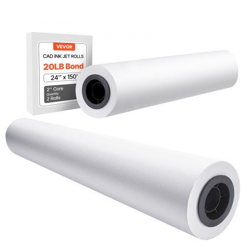 Breedformaat Plotterpapier 24 inch – Hoogwaardige CAD-rol voor architecten en techniek