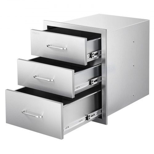 Buitenkeukenladerset 46x59x59 cm – Roestvrijstalen Grillladen voor Terras & Barbecue