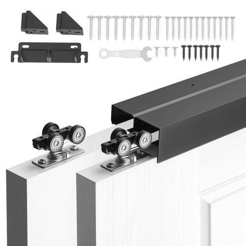 Dubbele aluminium schuifdeurrail 1829 mm voor kasten – Stil, sterk en eenvoudig te monteren