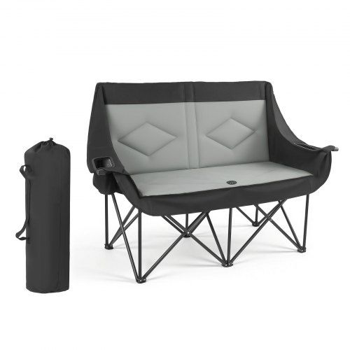 Tweepersoons campingvouwstoel met 300 kg draagvermogen – Comfortabel, lichtgewicht en multifunctioneel