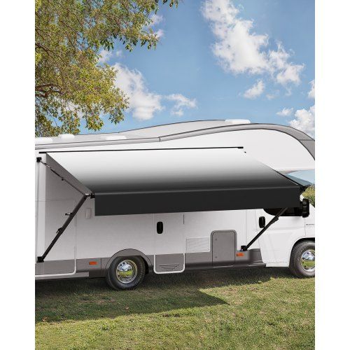 Intrekbare camperluifel 6 m – waterdicht, UV‑bescherming en robuuste aluminium constructie
