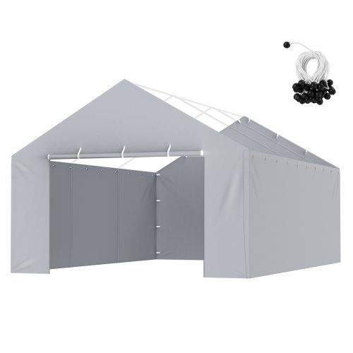 Waterdichte carportluifel van 6 × 4 meter – stevige bescherming voor elke garage