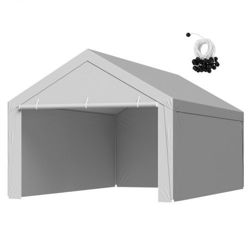 Draagbare Carportoverkapping 6 × 4 m – UV‑bestendige bescherming voor auto, landbouwmachines en bouwmaterialen