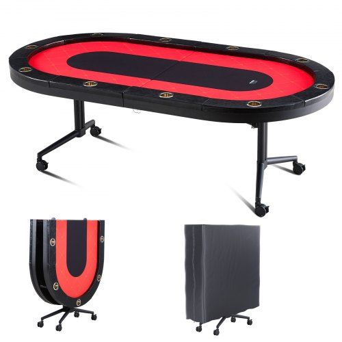 Opvouwbare Casino Pokertafel 90″ – Luxe Spelervaring voor Thuis en Kantoren