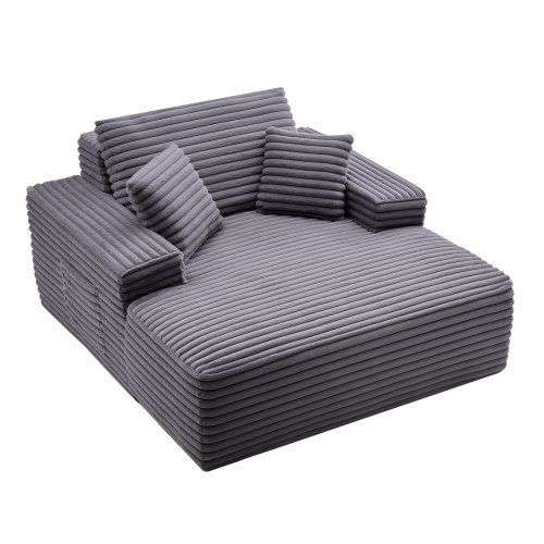 Comfort en stijl in één: de extra grote chaise lounge van 124 cm
