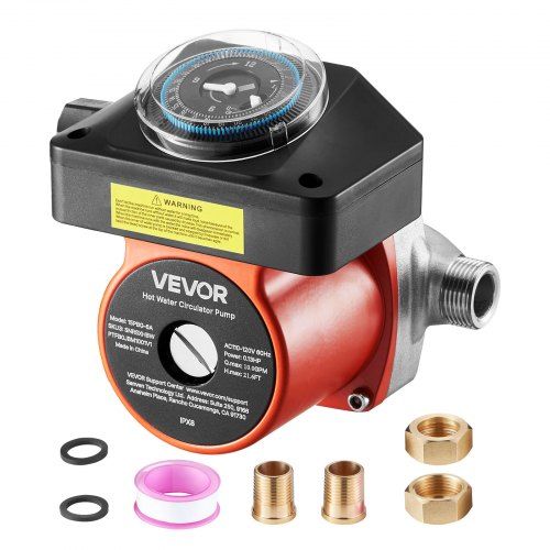 Direct warm water in huis met de programmeerbare circulatiepomp 38 L/min
