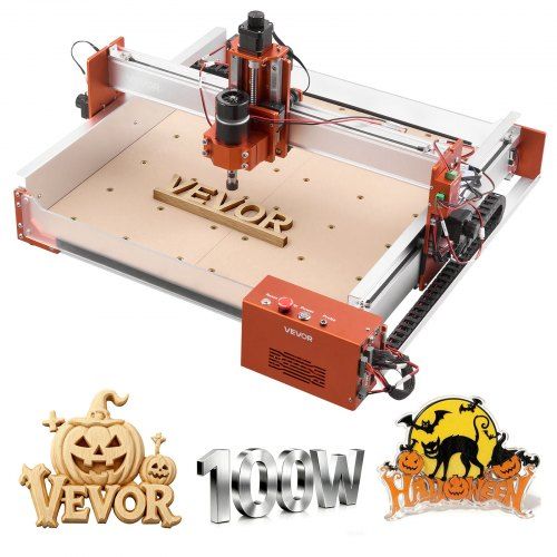 Ontdek de 100W CNC-freesmachine met 400 × 400 mm werkgebied – Precisie voor hout, acryl en meer