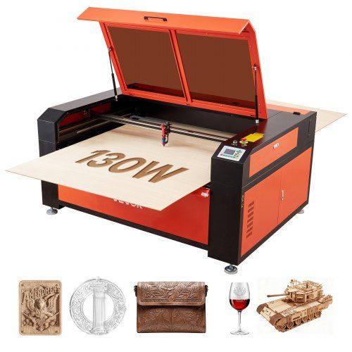 130 W CO₂‑lasergraveer‑ en snijmachine met groot werkgebied – perfect voor creatieve professionals