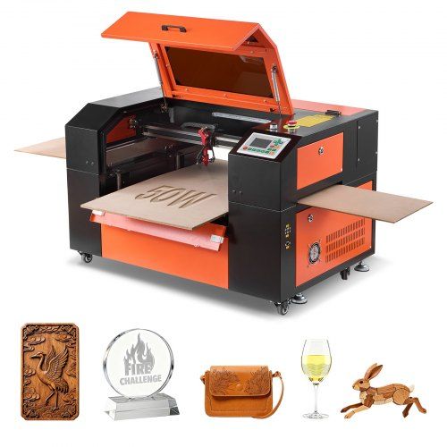 50W CO₂-lasergraveermachine met 500×300 mm werkgebied – Creatief & betrouwbaar voor hobby en kleine productie