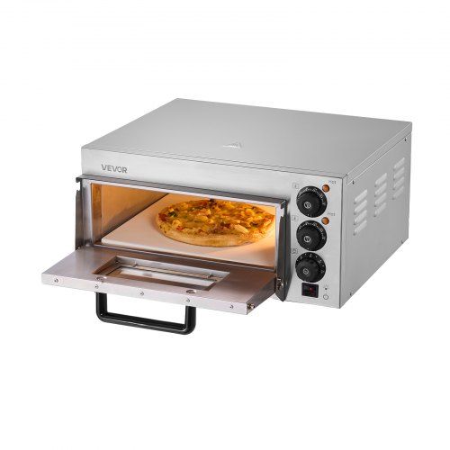 De ultieme 14‑inch elektrische aanrecht‑pizzaoven: knapperige pizza’s in een handomdraai