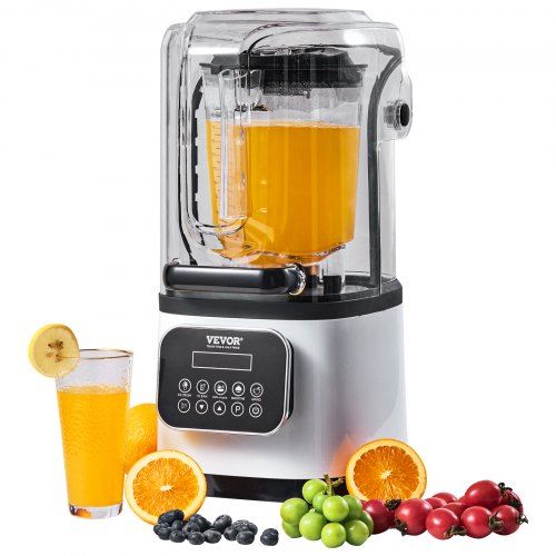Krachtige 2200 W commerciële blender: ideaal voor smoothies, shakes en ijs