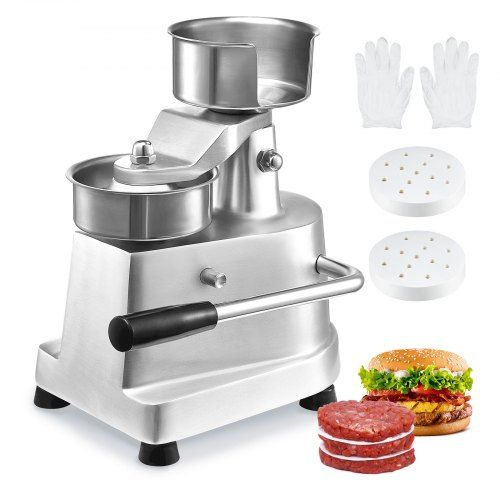 Commerciële burgerpattymaker 150 mm: efficiënt, consistent en eenvoudig in gebruik