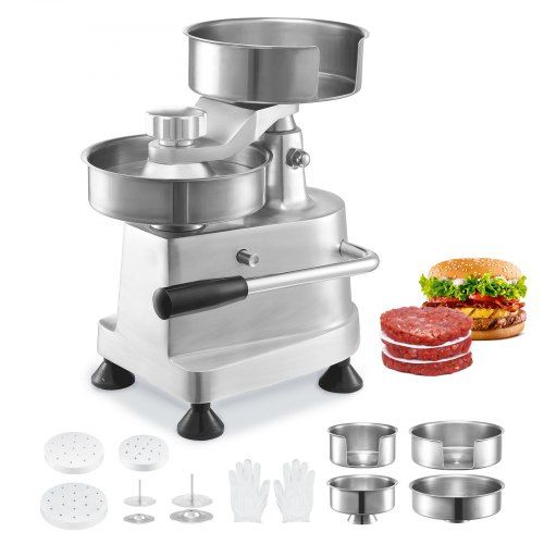 Commerciële hamburgerpers: snelheid, veelzijdigheid en hygiëne in één compacte machine