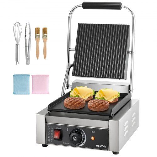 Krachtige Contactgrill van 1800 W: Veelzijdig en Duurzaam in de Keuken